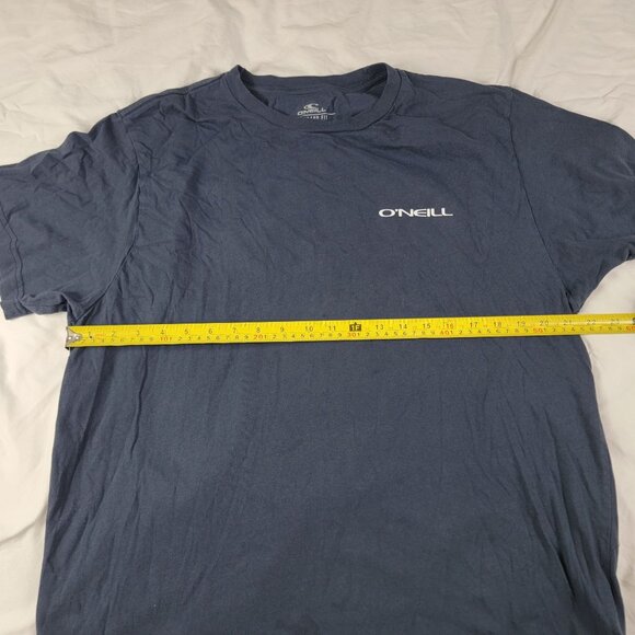 ONeill Mens XL Black Standard Fit Surf Graphic T Shirt Summer Casual Short Sleev - Picture 7 of 10